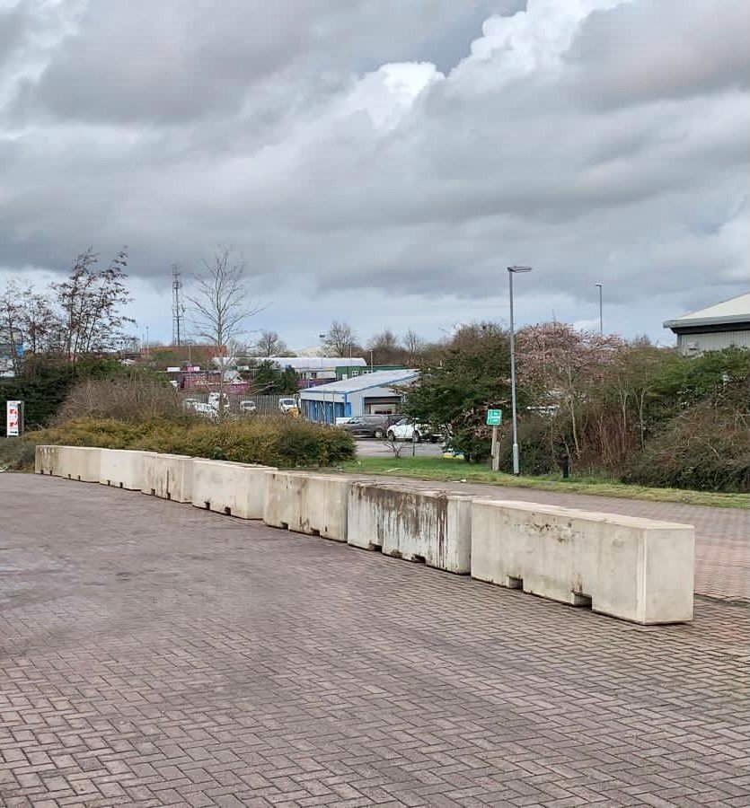 Concrete Barrier install Kettering
